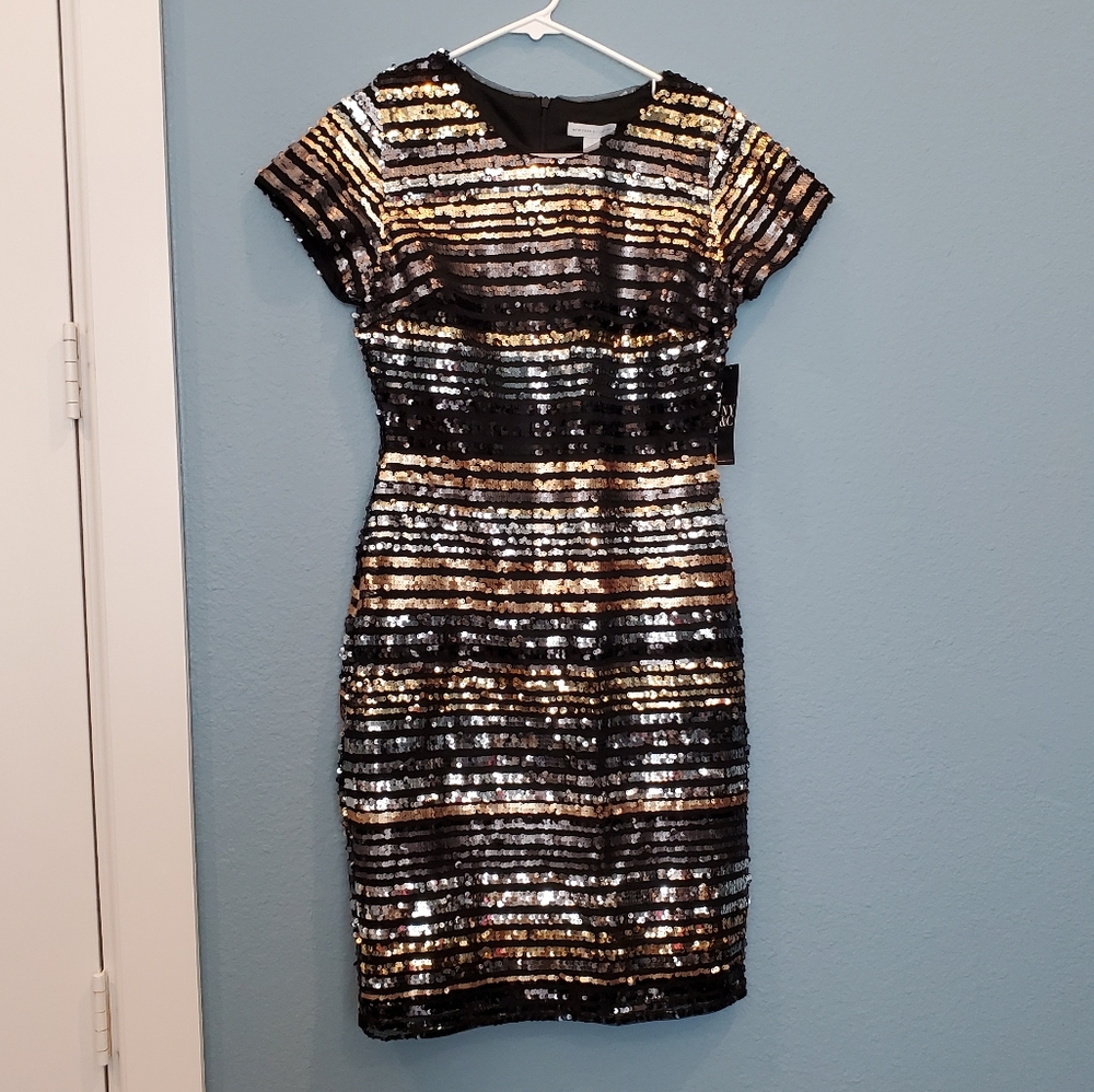 New York and Co cocktail sequin dress